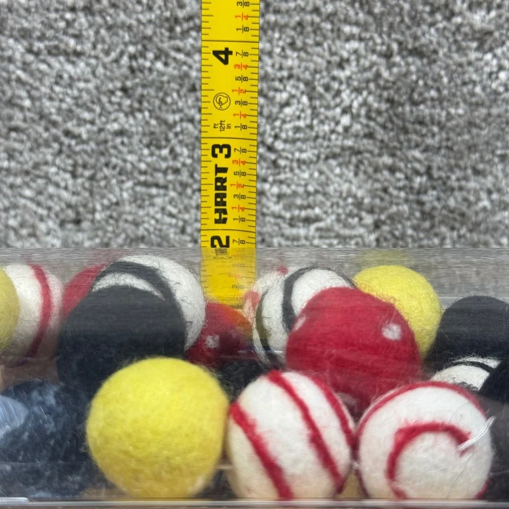 Mickey Garland - Sheep Farm Felt Vacation Countdown Red Black Yellow Wool